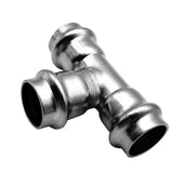 LOFFREY double clamp equal diameter three-way pipe fittings