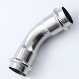 LOFFREY 45° double clamp equal diameter elbow-A